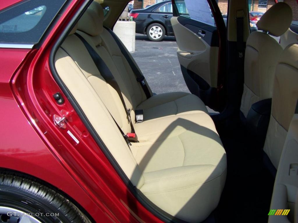 2011 Sonata GLS - Venetian Red / Camel photo #12