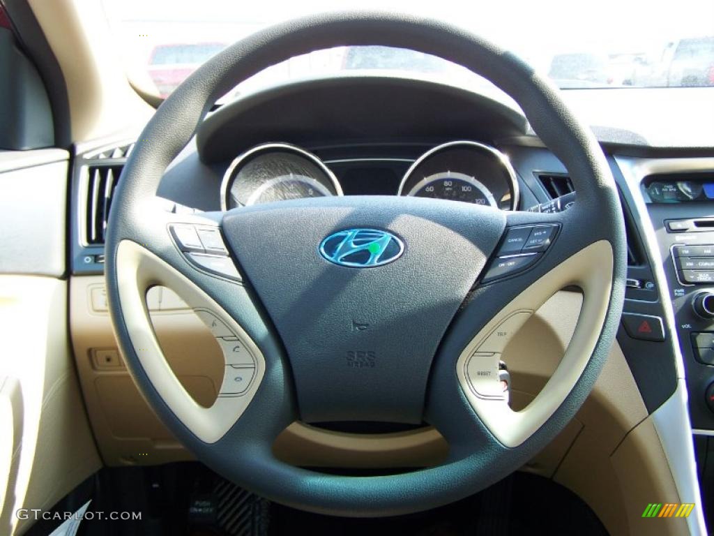 2011 Sonata GLS - Venetian Red / Camel photo #17