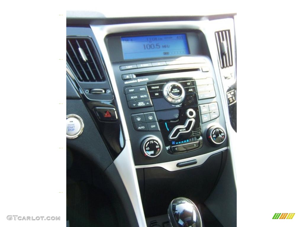 2011 Sonata Limited - Midnight Black / Black photo #22