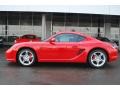 2010 Guards Red Porsche Cayman S  photo #2