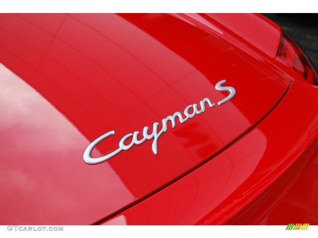 2010 Cayman S - Guards Red / Black photo #5