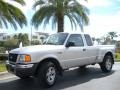 2002 Silver Frost Metallic Ford Ranger XLT SuperCab 4x4  photo #2