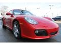 2010 Guards Red Porsche Cayman S  photo #9