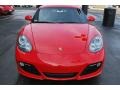 2010 Guards Red Porsche Cayman S  photo #11