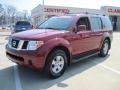 2006 Red Brawn Pearl Nissan Pathfinder S  photo #1