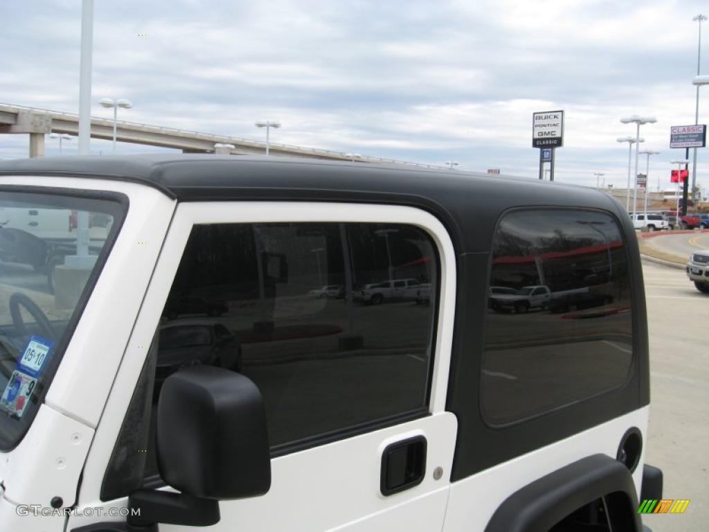 2003 Wrangler Sport 4x4 - Stone White / Dark Slate Gray photo #12