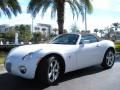 2007 Pure White Pontiac Solstice Roadster  photo #2