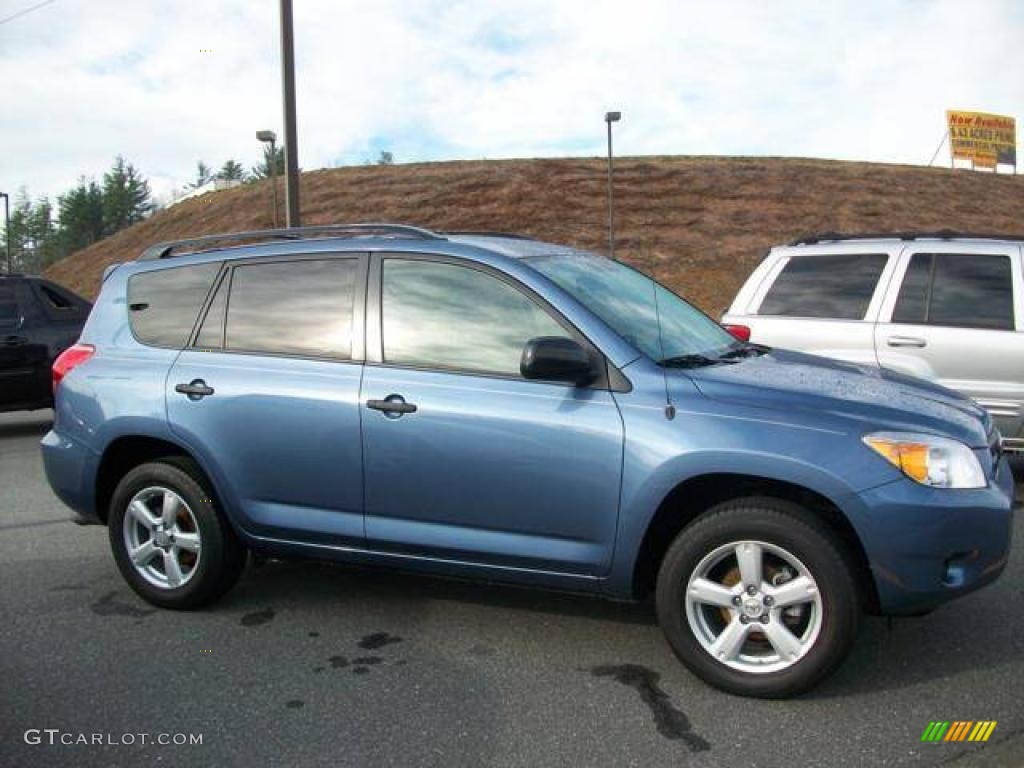 2008 RAV4 4WD - Pacific Blue Metallic / Ash photo #1