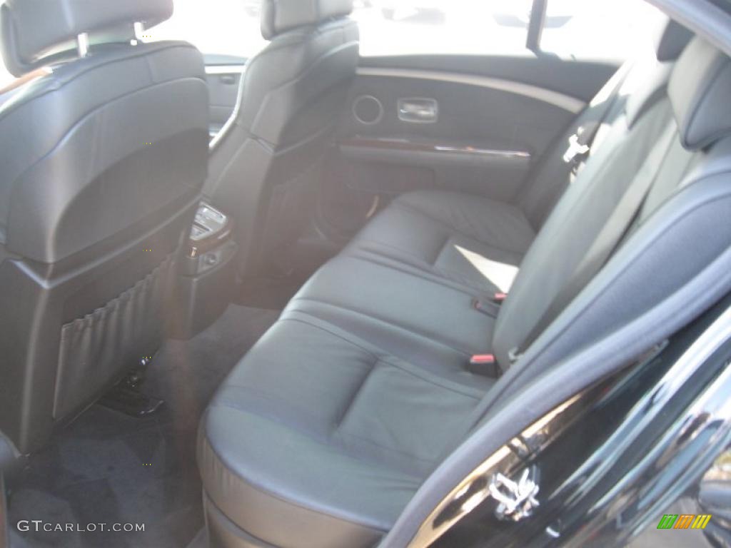 2007 7 Series 750i Sedan - Jet Black / Black photo #3