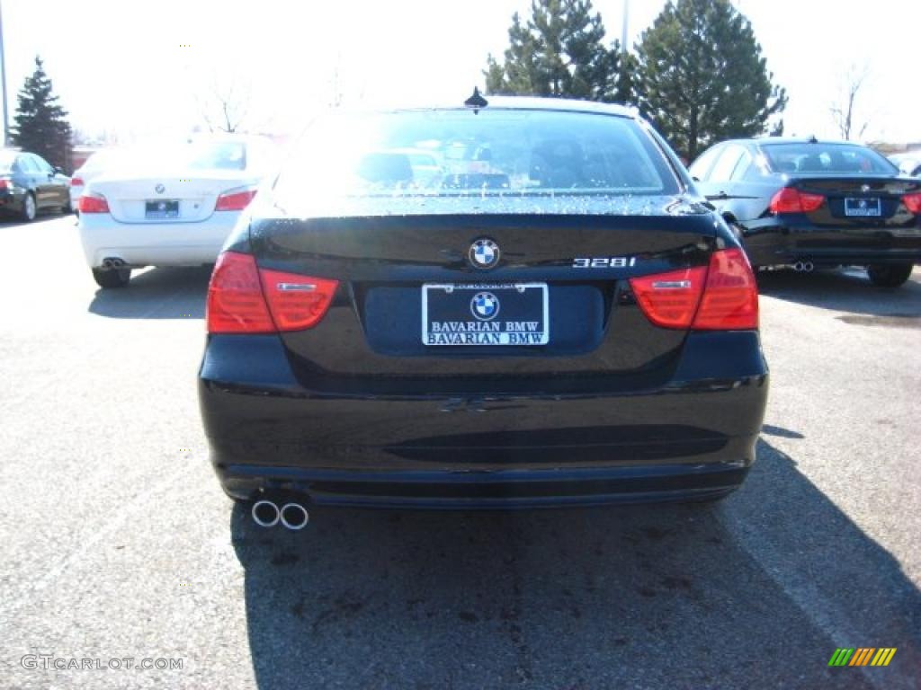 2010 3 Series 328i xDrive Sedan - Jet Black / Black Dakota Leather photo #4