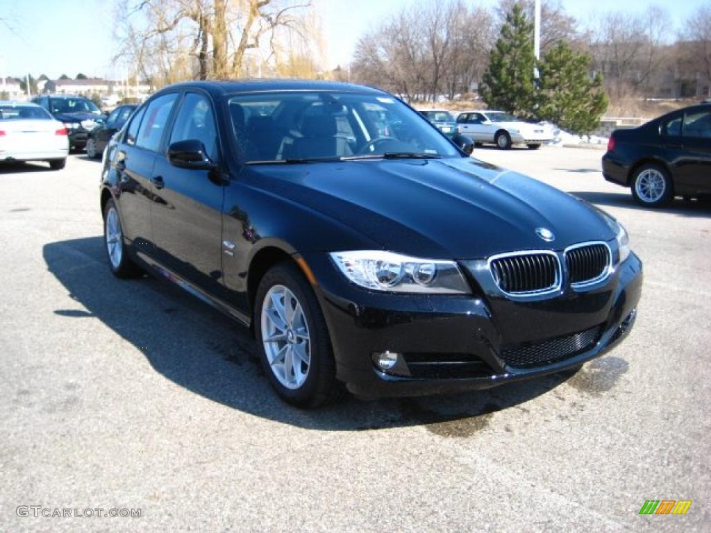 2010 3 Series 328i xDrive Sedan - Jet Black / Black Dakota Leather photo #7