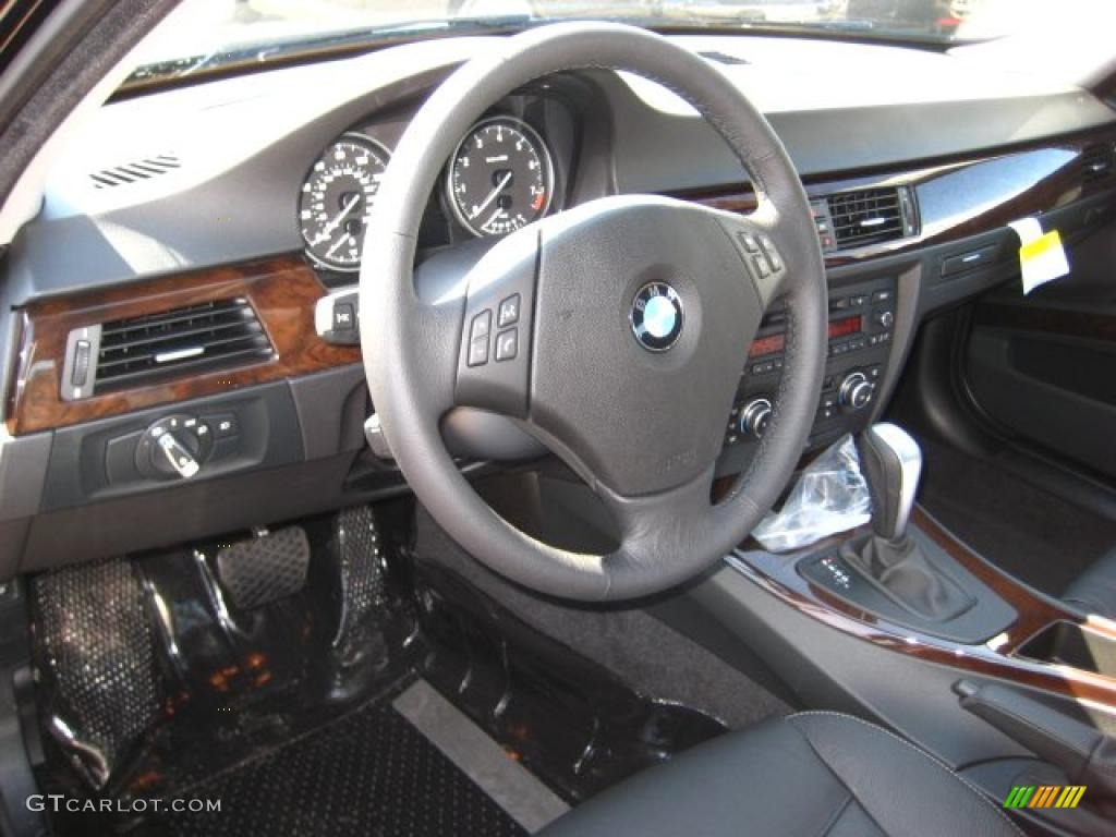 2010 3 Series 328i xDrive Sedan - Jet Black / Black Dakota Leather photo #9