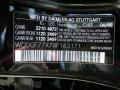  2008 C 63 AMG Obsidian Black Metallic Color Code 197