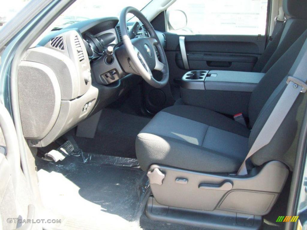 2010 Silverado 1500 LT Crew Cab 4x4 - Blue Granite Metallic / Ebony photo #16