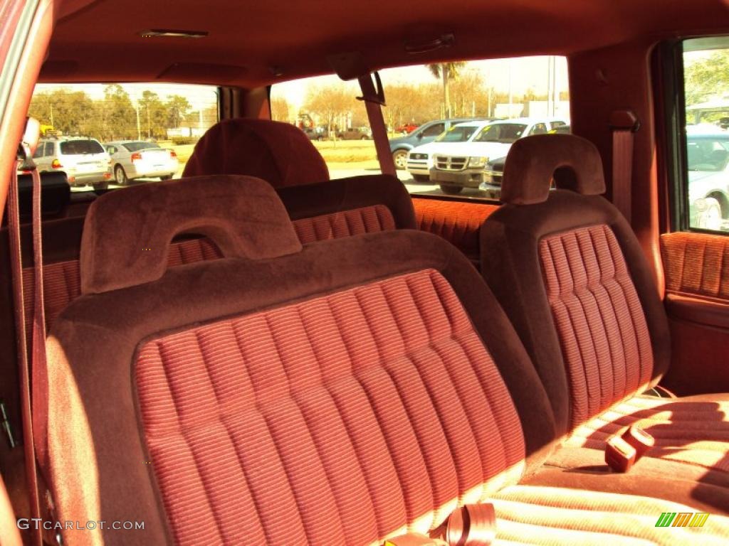 1993 Blazer  4x4 - Burnt Red Metallic / Red photo #10