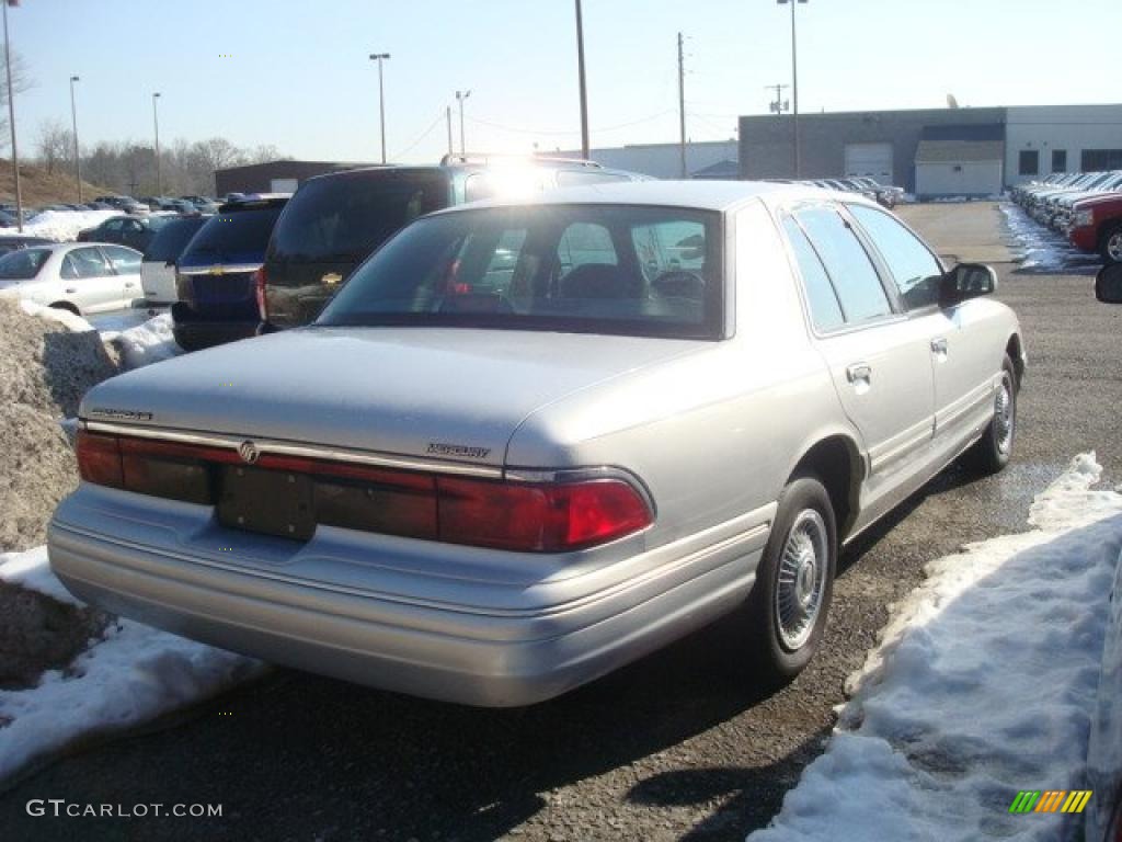 1997 Grand Marquis GS - Silver Frost Metallic / Slate Blue photo #2