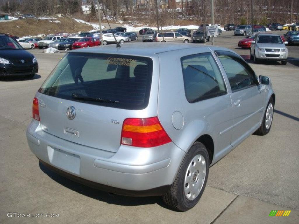 2003 Golf GL TDI 2 Door - Reflex Silver / Black photo #2