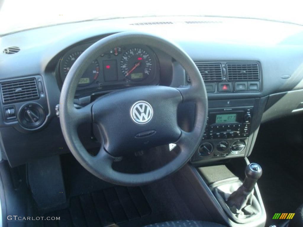 2003 Golf GL TDI 2 Door - Reflex Silver / Black photo #10