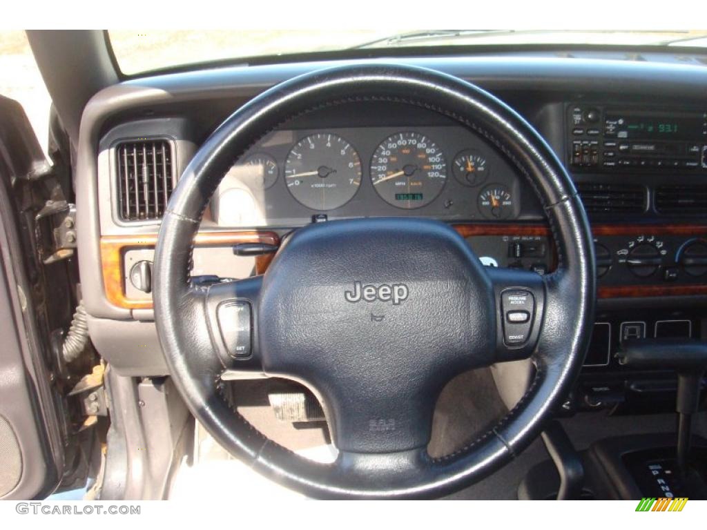 1998 Grand Cherokee Laredo 4x4 - Black / Gray photo #18