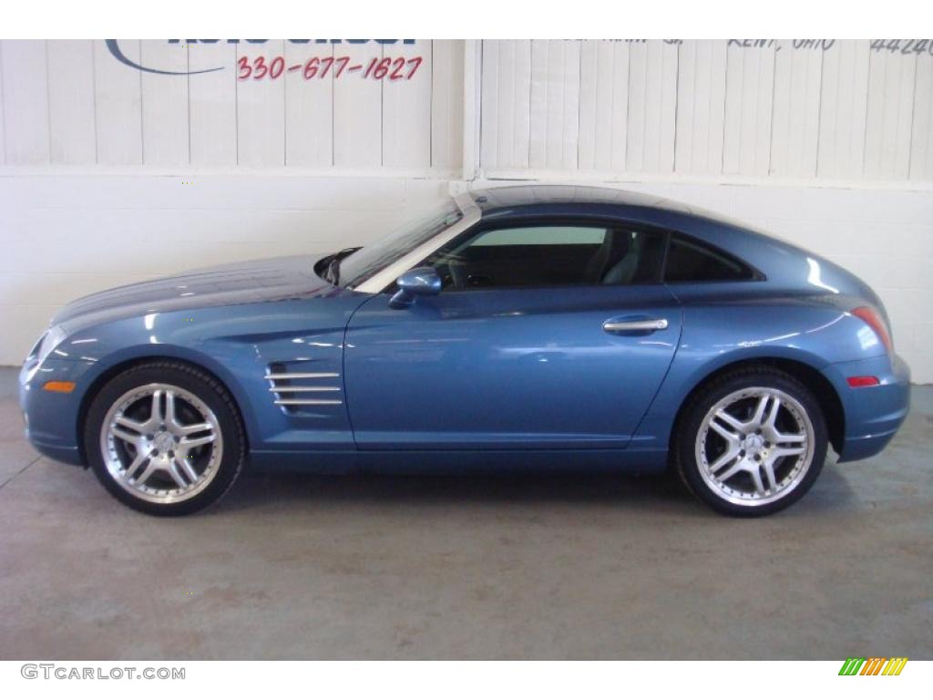 2005 Crossfire Limited Coupe - Aero Blue Pearlcoat / Dark Slate Grey/Medium Slate Grey photo #4