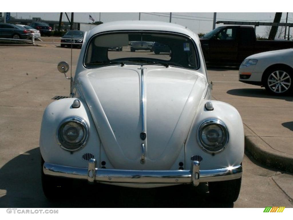 1961 Beetle Coupe - Pearl White / Gray photo #2