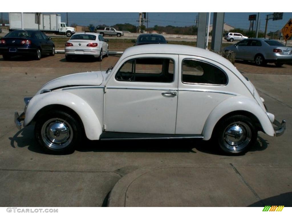 1961 Beetle Coupe - Pearl White / Gray photo #5