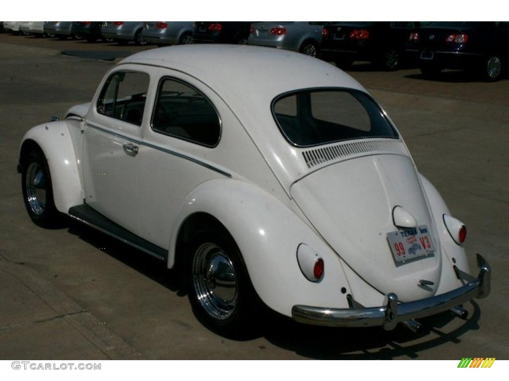 1961 Beetle Coupe - Pearl White / Gray photo #8