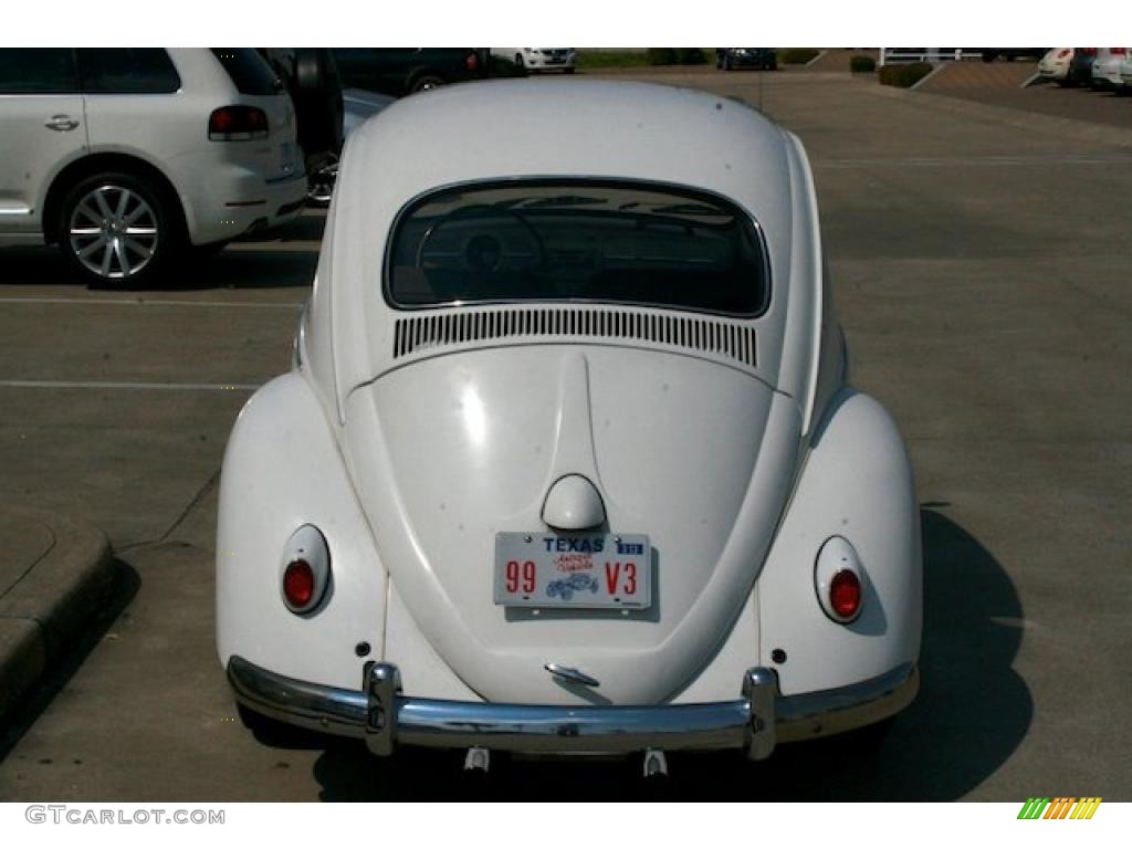 1961 Beetle Coupe - Pearl White / Gray photo #9