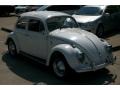 1961 Pearl White Volkswagen Beetle Coupe  photo #14