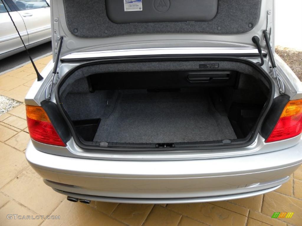 2001 3 Series 330i Convertible - Titanium Silver Metallic / Grey photo #12