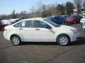 2010 White Suede Ford Focus S Sedan  photo #2