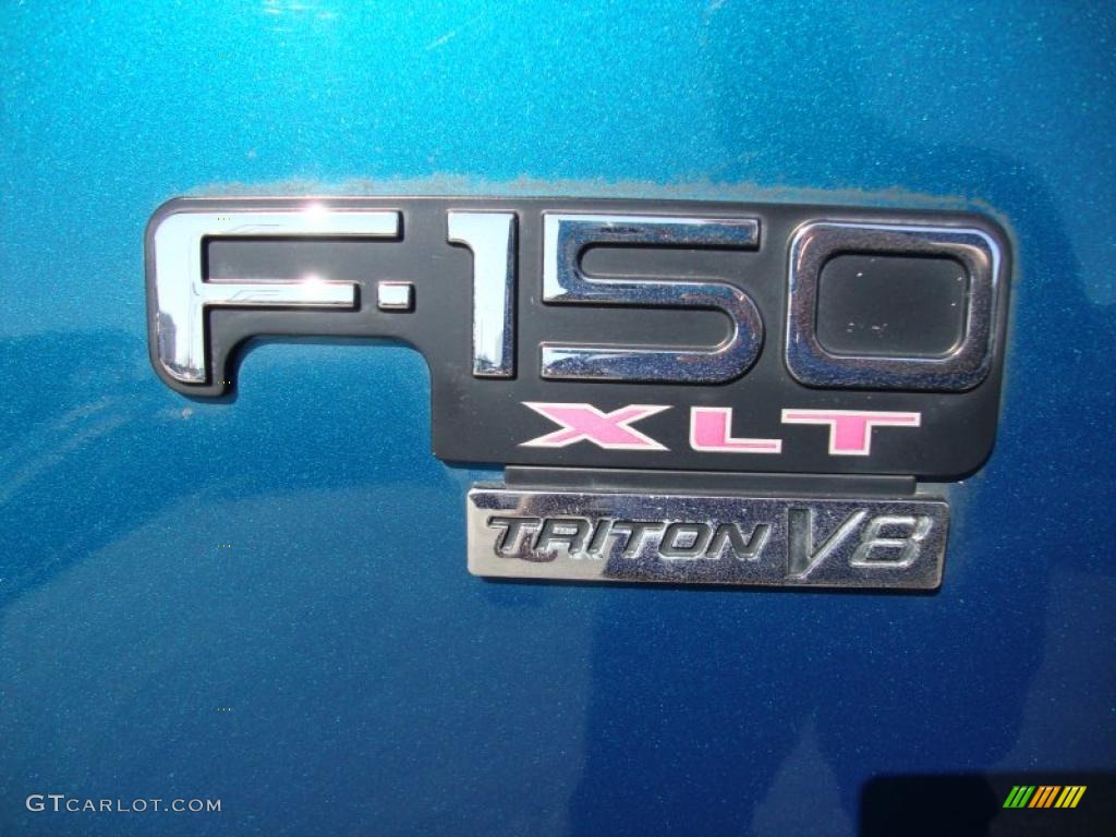 2000 F150 XLT Extended Cab 4x4 - Island Blue Metallic / Medium Graphite photo #43