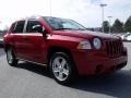 2007 Inferno Red Crystal Pearlcoat Jeep Compass Sport  photo #7