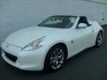 2010 Pearl White Nissan 370Z Roadster  photo #9