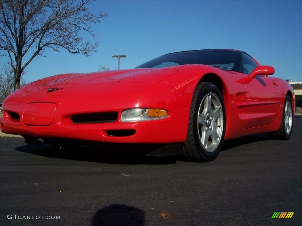 1999 Corvette Coupe - Torch Red / Black photo #29