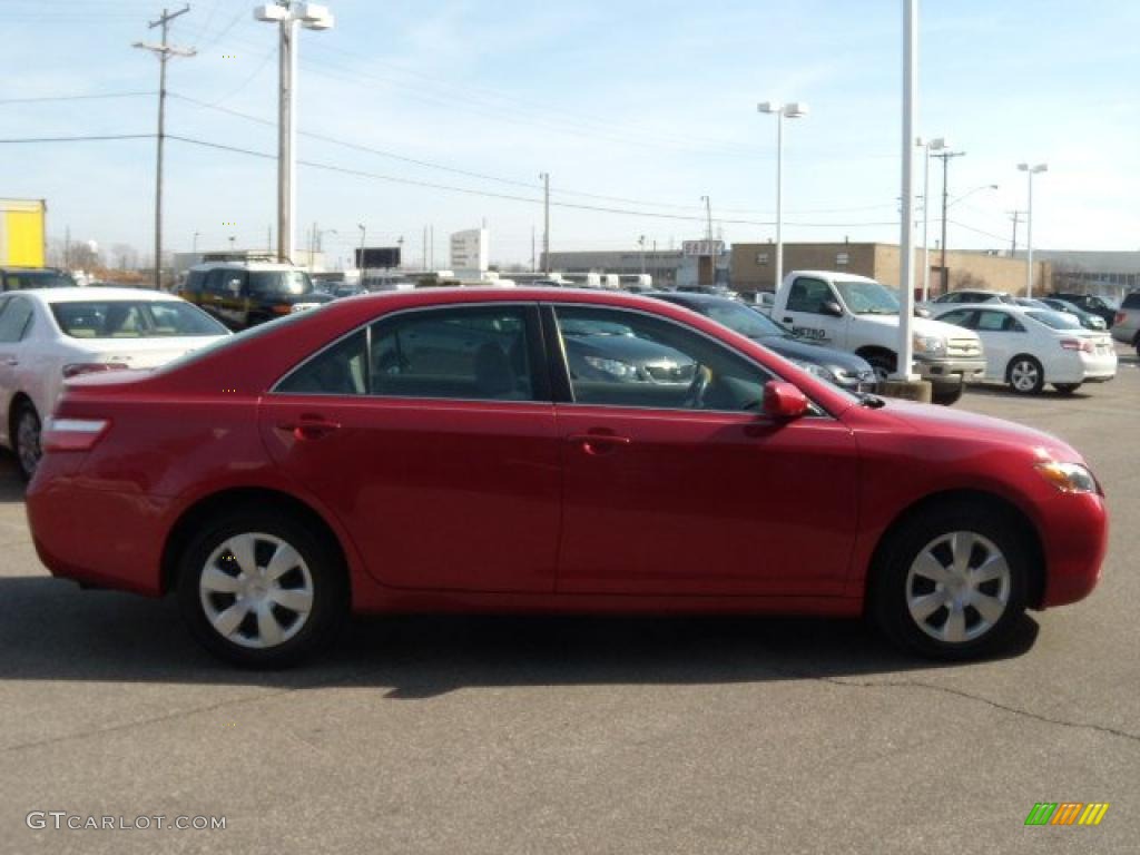 2008 Camry LE - Barcelona Red Metallic / Bisque photo #6