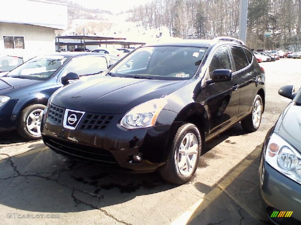 2008 Rogue SL AWD - Wicked Black / Black photo #1