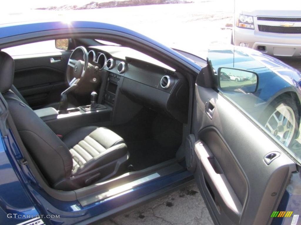 2008 Mustang Shelby GT500 Coupe - Vista Blue Metallic / Black photo #27