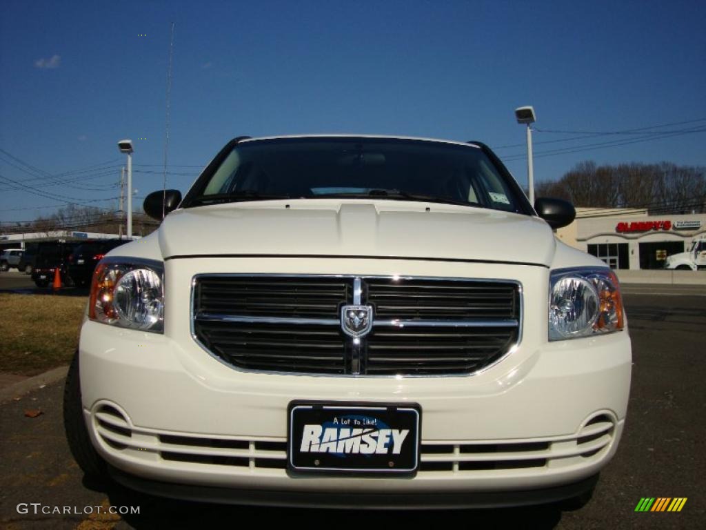 2008 Caliber SXT - Stone White / Dark Slate Gray photo #2
