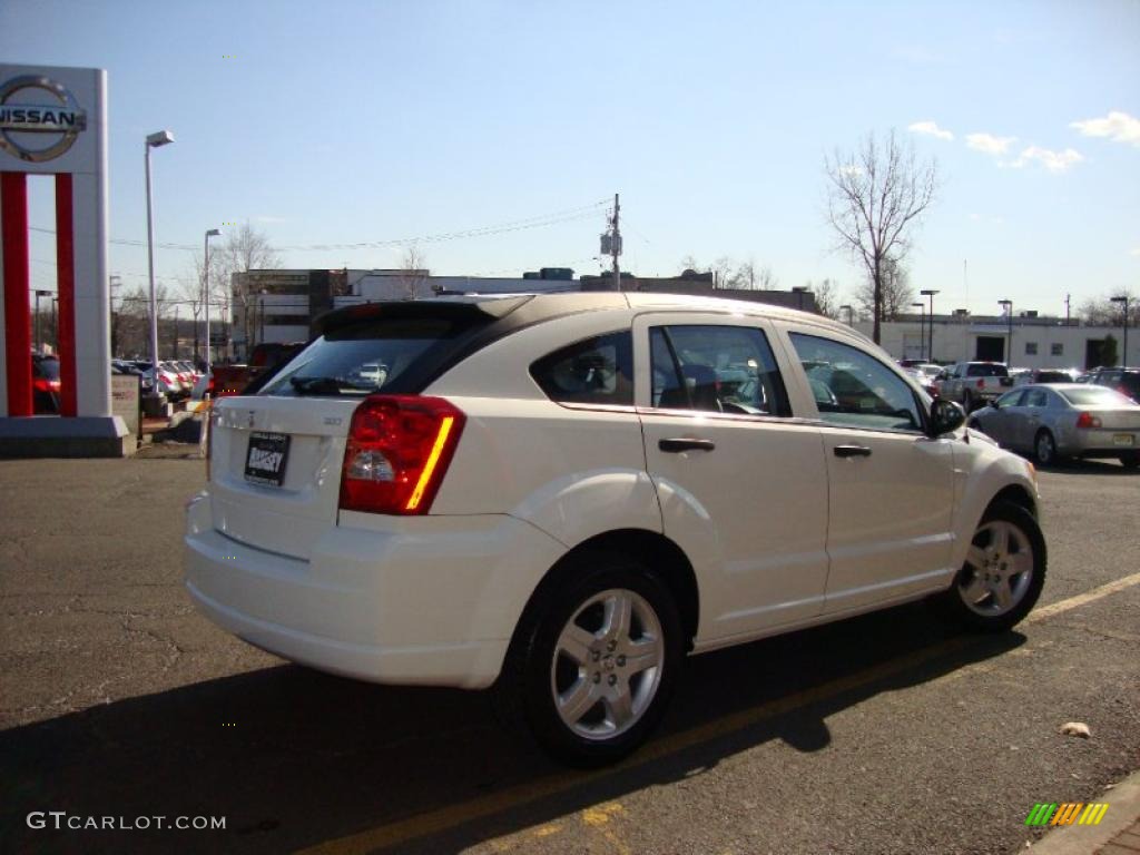 2008 Caliber SXT - Stone White / Dark Slate Gray photo #10