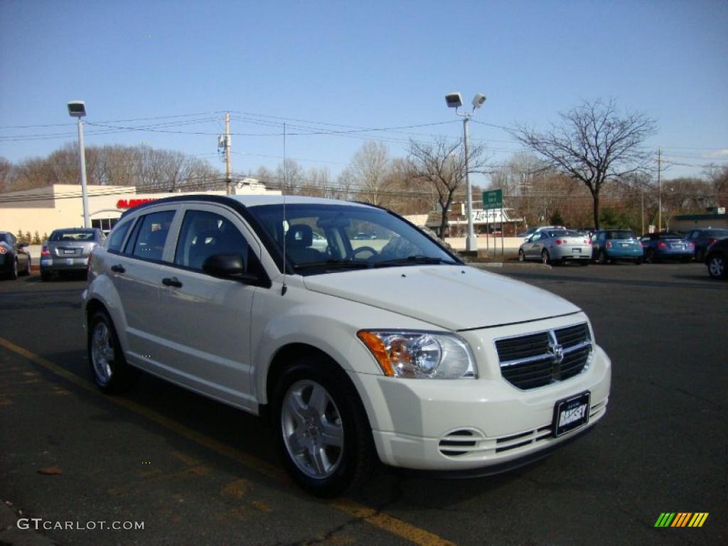 2008 Caliber SXT - Stone White / Dark Slate Gray photo #13