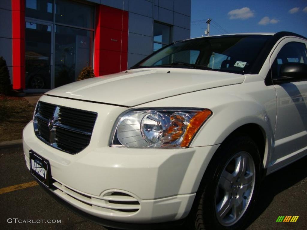 2008 Caliber SXT - Stone White / Dark Slate Gray photo #16