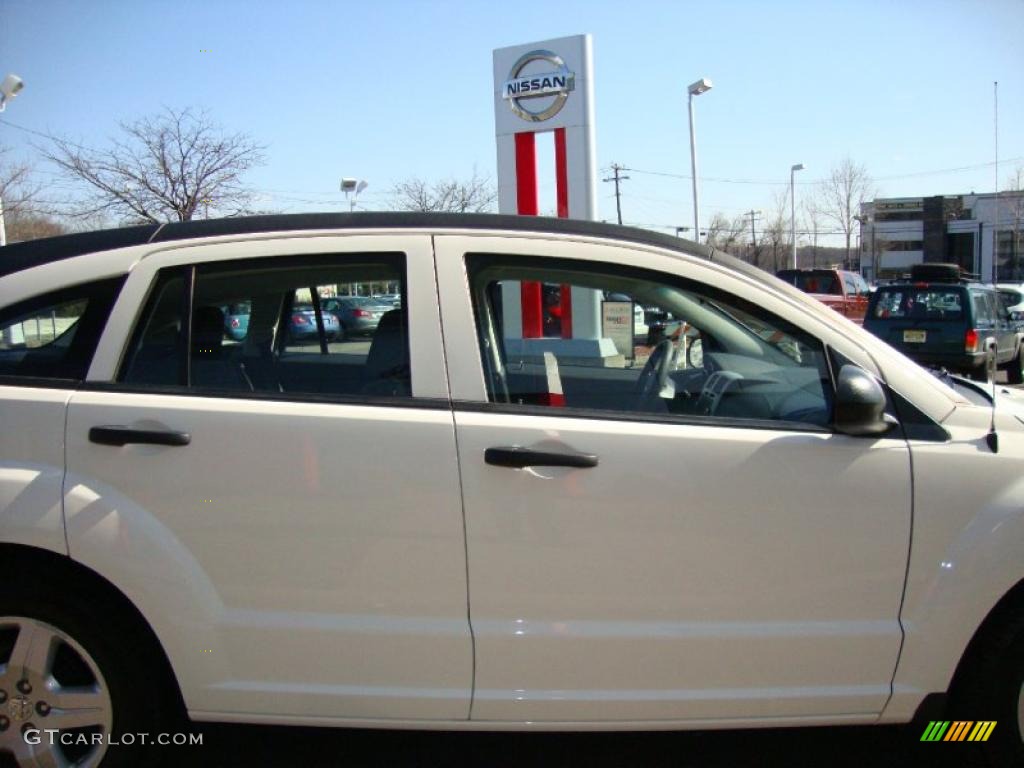 2008 Caliber SXT - Stone White / Dark Slate Gray photo #21
