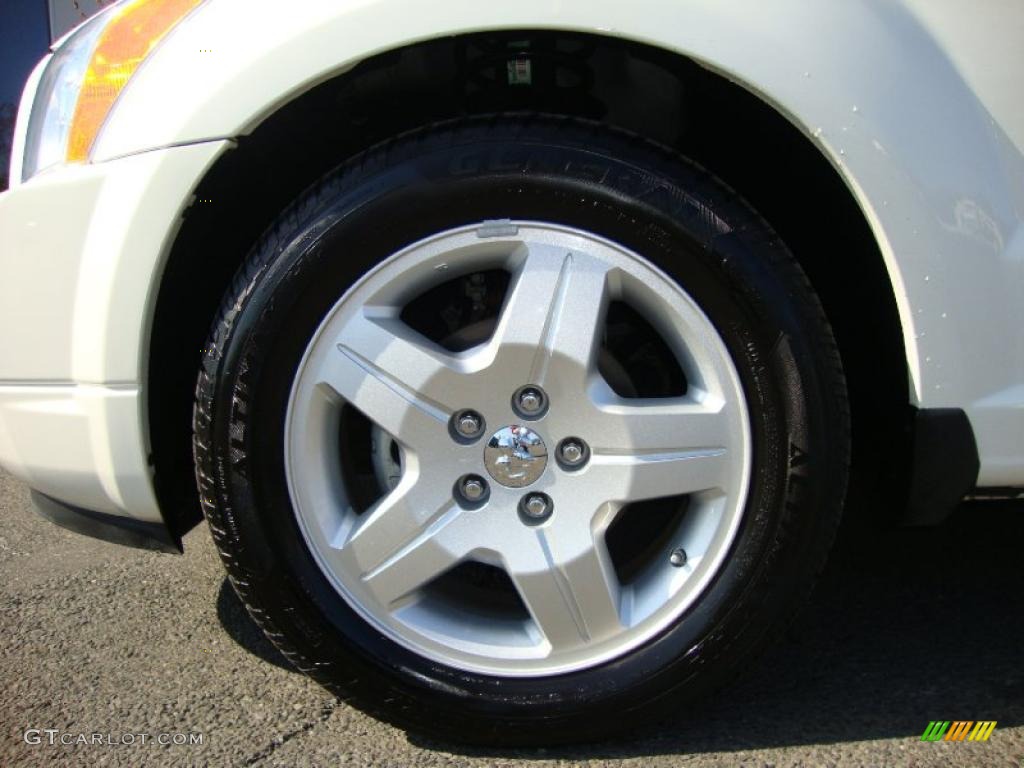 2008 Caliber SXT - Stone White / Dark Slate Gray photo #23