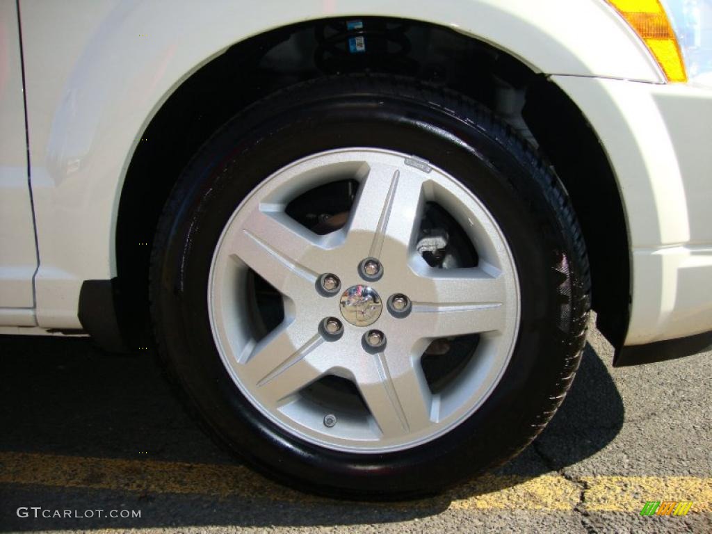 2008 Caliber SXT - Stone White / Dark Slate Gray photo #26