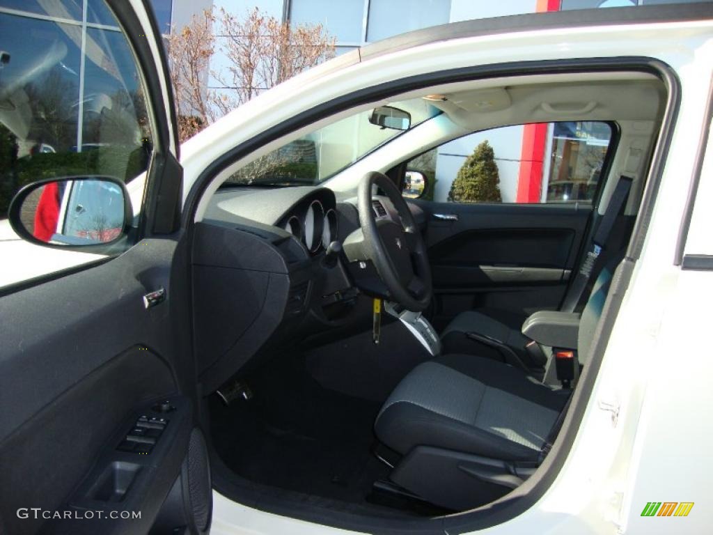 2008 Caliber SXT - Stone White / Dark Slate Gray photo #31
