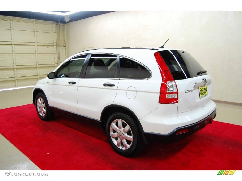 2008 CR-V EX - Taffeta White / Gray photo #4