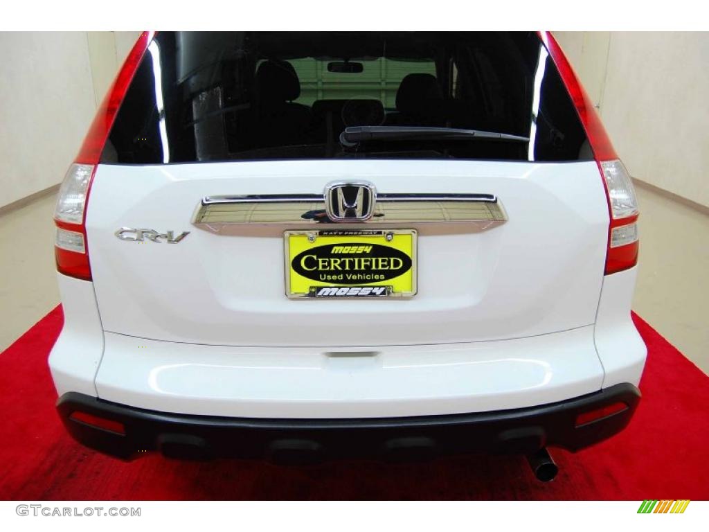 2008 CR-V EX - Taffeta White / Gray photo #8