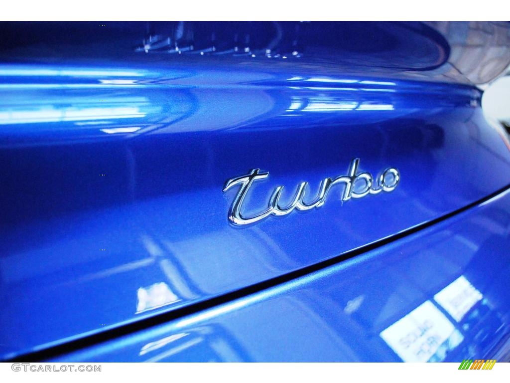 2008 911 Turbo Coupe - Cobalt Blue Metallic / Natural Grey photo #12