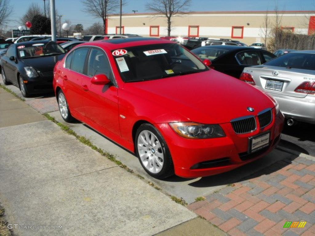 Electric Red BMW 3 Series